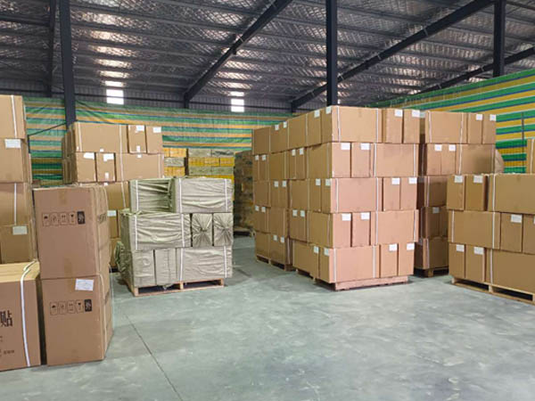 膏藥貼牌oem發貨現場，廠家進入批量出貨階段